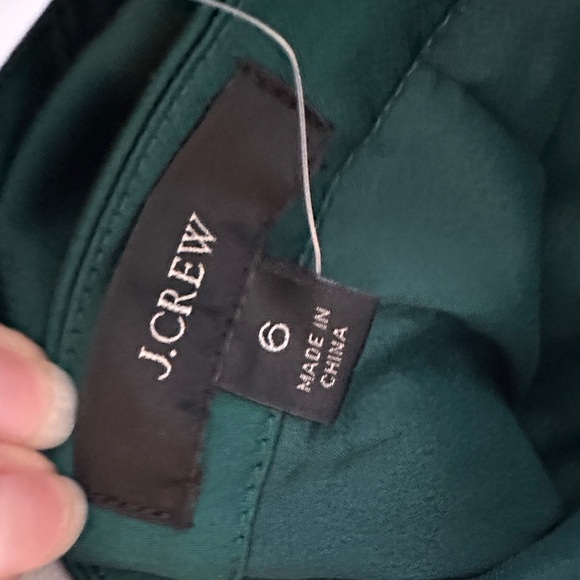 J. Crew Elegant Green Pleated Skirt - Picture 5 of 5